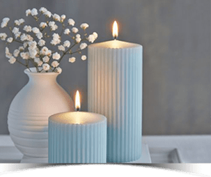 Kanlungan Columbary Chapels and Crematory Memorial Arrangement Candles and Flowers Base